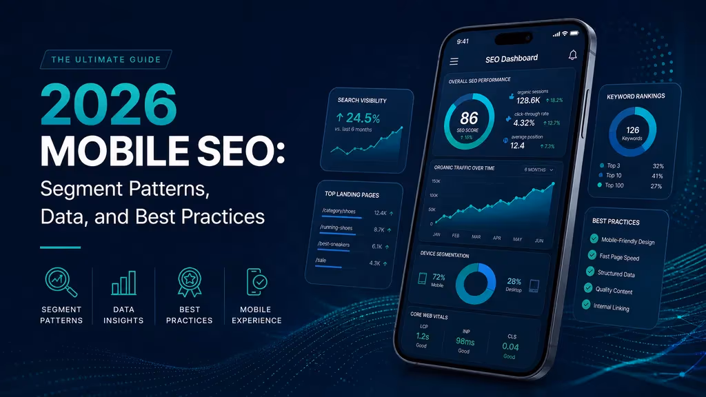 2026 Mobile SEO: Segment Patterns, Data, and Best Practices cover illustration